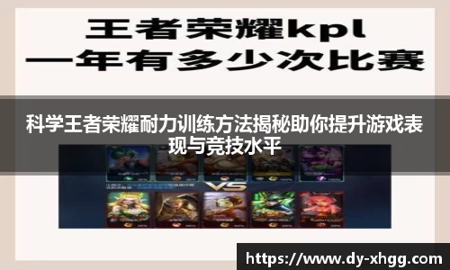 科学王者荣耀耐力训练方法揭秘助你提升游戏表现与竞技水平